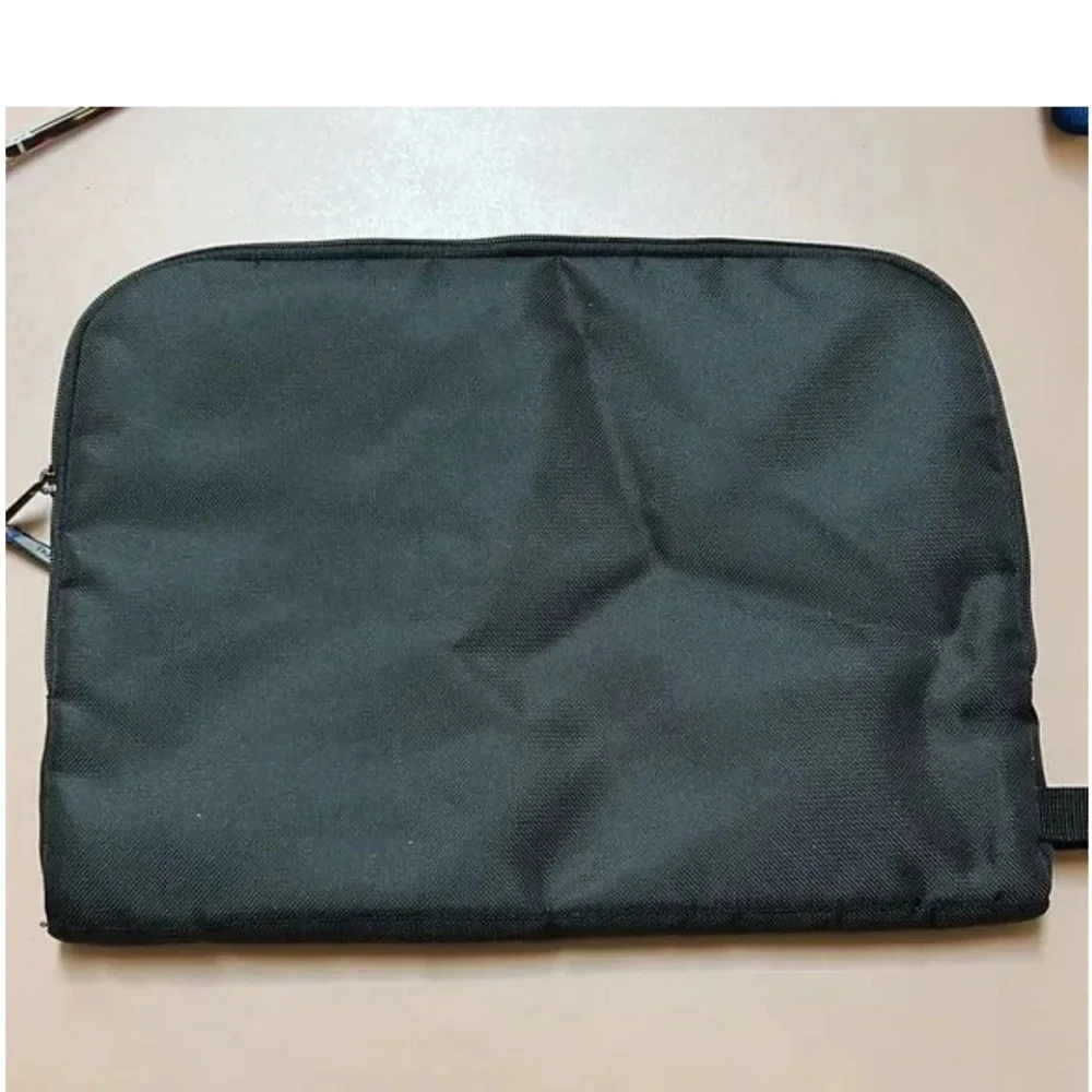 Triumph Black Briefcase with Minimalist Design and Smooth Fabric